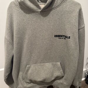 Essentials hoodie gray